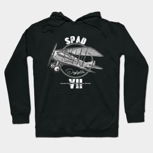 Spad VII French World War I Warplane Hoodie